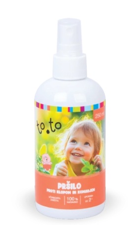 to.to pršilo proti klopom in komarjem, 250 ml