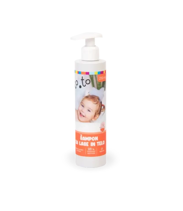to.to šampon za lase in telo, 250 ml to.to šampon za lase in telo, 250 ml