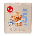 Trudi Baby Care hlačne plenice Junior (12-18 kg), 18 plenic Trudi Baby Care hlačne plenice Junior (12-18 kg), 18 plenic