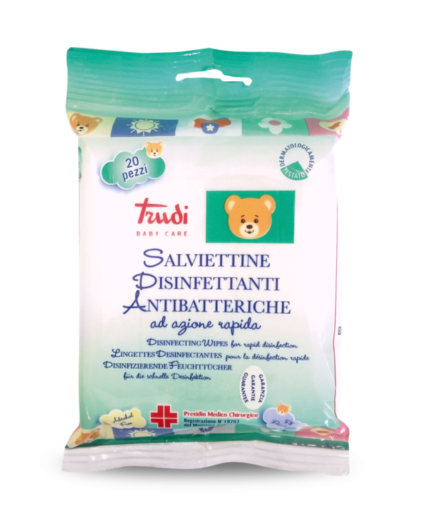 Trudi Baby Care antibakterijski robčki, 20 robčkov
