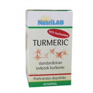 Nutrilab Turmeric kapsule s kurkumo, 60 kapsul
