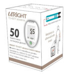 U-Right TD-4277 Advance testni lističi za glukozo, 50 testnih lističev U-Right TD-4277 Advance testni lističi za glukozo, 50 testnih lističev