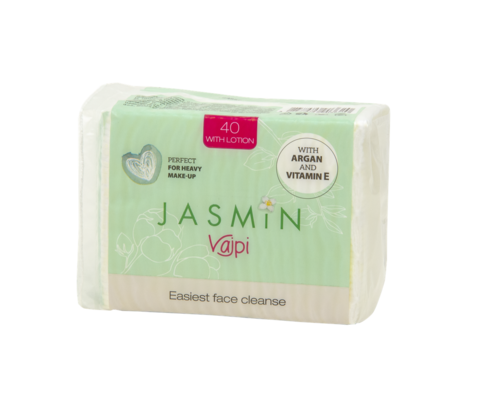 Jasmin Vajpi Maxi bombažne blazinice z losjonom iz argana in vitamina E, 40 blazinic Jasmin Vajpi Maxi bombažne blazinice z losjonom iz argana in vitamina E, 40 blazinic