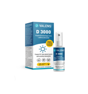 Valens D 3000 ustno pršilo, 25 ml
