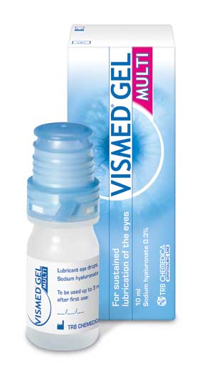 Vismed Multi vlažilni gel za oči, 10 ml