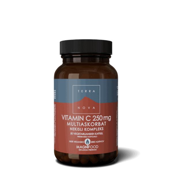 Terranova Vitamin C 250 mg kompleks, 50 kapsul Terranova Vitamin C 250 mg kompleks, 50 kapsul