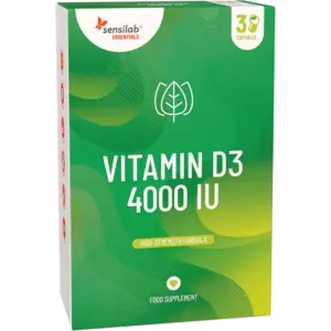 Sensilab Essentials Vitamin D3 4000 IU kapsule, 30 kapsul