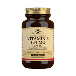 Solgar Vitamin E 134 mg mehke kapsule, 50 kapsul
