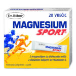 Dr. Böhm Magnesium Sport vrečice, 20 vrečic po 1,5 g Dr. Böhm Magnesium Sport vrečice, 20 vrečic po 1,5 g