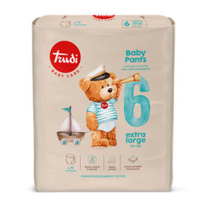 Trudi Baby Care hlačne plenice Extra Large (15 kg+), 17 plenic