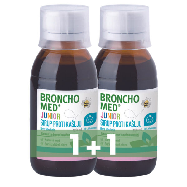 Bronchomed Junior sirup proti kašlju, 2 x 120 ml Bronchomed Junior sirup proti kašlju, 2 x 120 ml