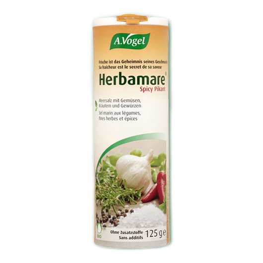 Herbamare Spicy zeliščna sol, 125 g Herbamare Spicy zeliščna sol, 125 g