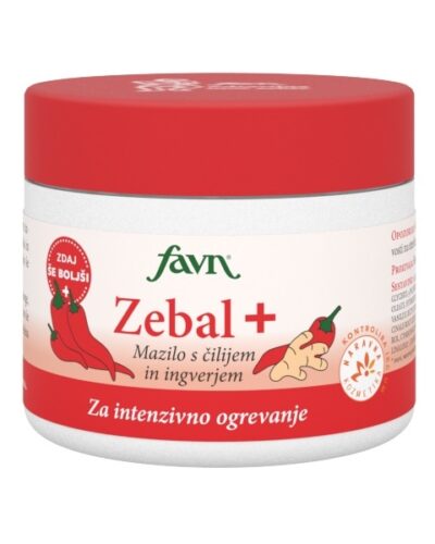 Favn Zebal+ (mazilo z izvlečkom čilija in ingverja), 75 ml Favn Zebal+ (mazilo z izvlečkom čilija in ingverja), 75 ml