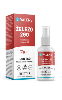 Valens Železo 2Go ustno pršilo, 50 ml