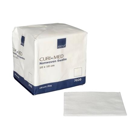 Curi-Med zloženci iz netkanega materiala nesterilni (10 x 10 cm), 100 zložencev Curi-Med zloženci iz netkanega materiala nesterilni (10 x 10 cm), 100 zložencev