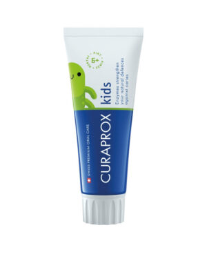 Curaprox Kids 6+ zobna pasta, meta, 1450 ppm fluorida, 60 ml Curaprox Kids 6+ zobna pasta, meta, 1450 ppm fluorida, 60 ml